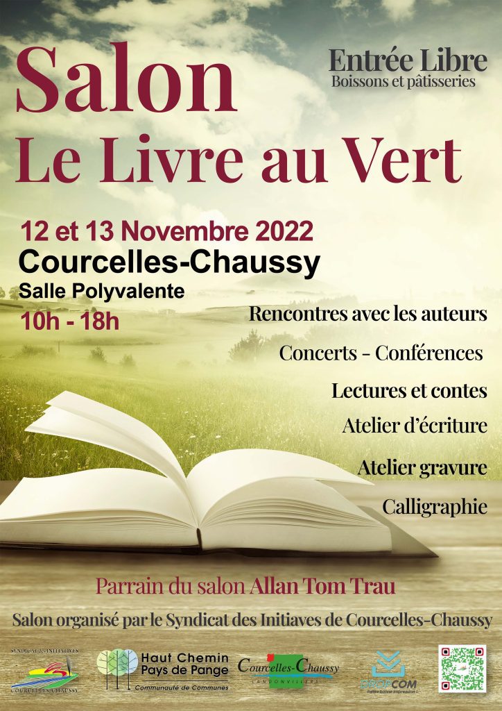 Prochains Événements 1er Salon Le Livre au Vert de Courcelles Chaussy